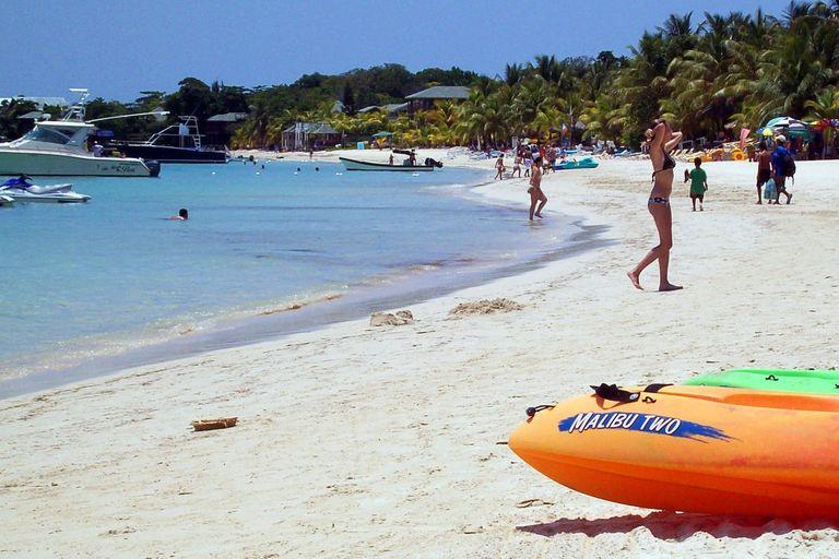 Playa de West Bay en Roatán