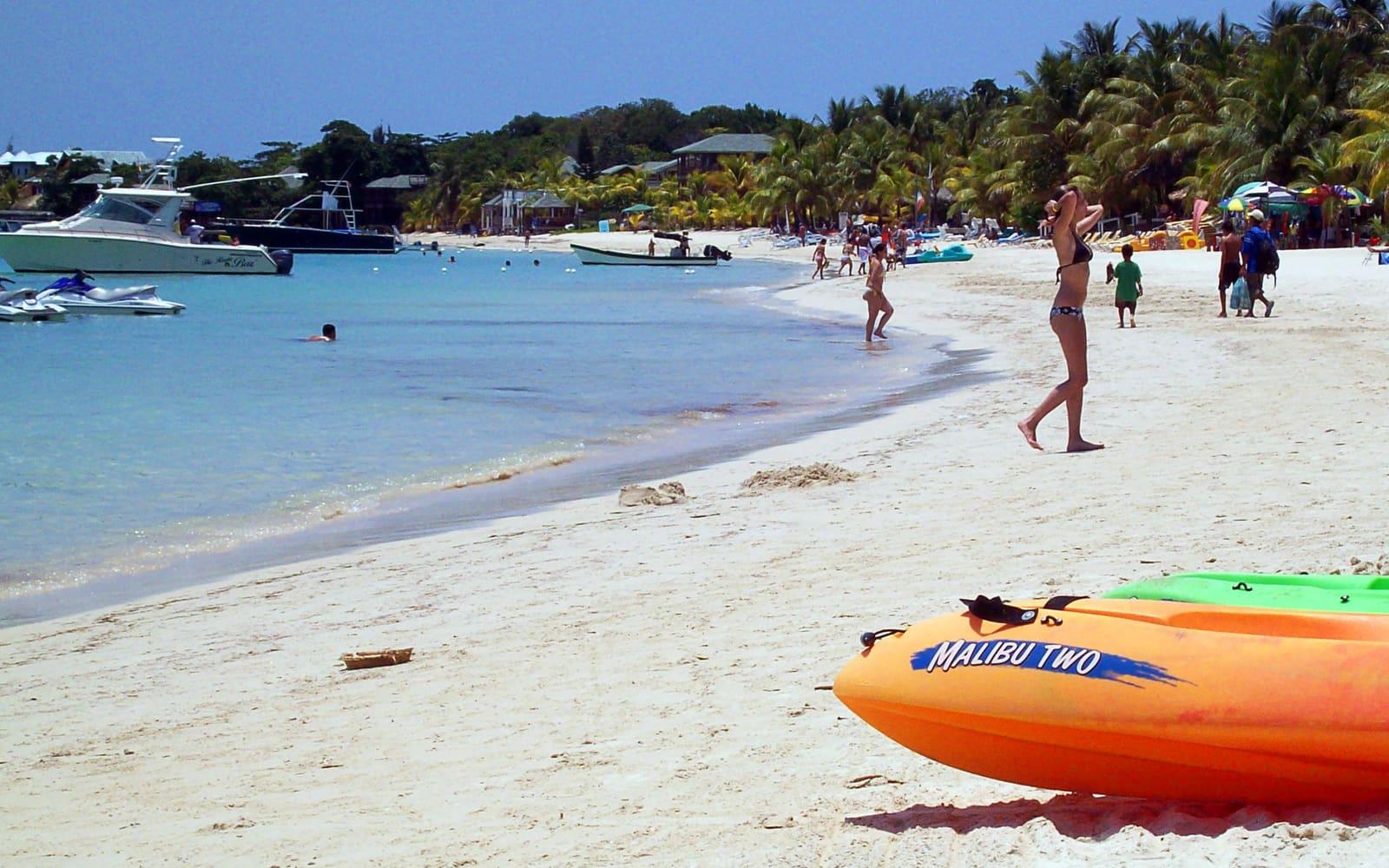 Playa de West Bay en Roatán